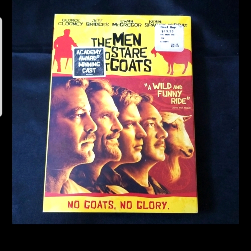 🎟DVD: MEN WHO STARE AT GOATS